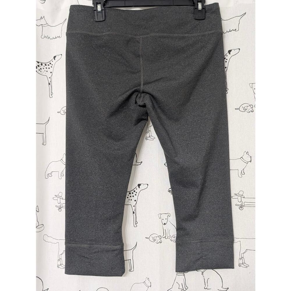 The North Face Womens Capri Yoga Leggings Athletic Large Heather Gray Sportswear - Picture 2 of 5